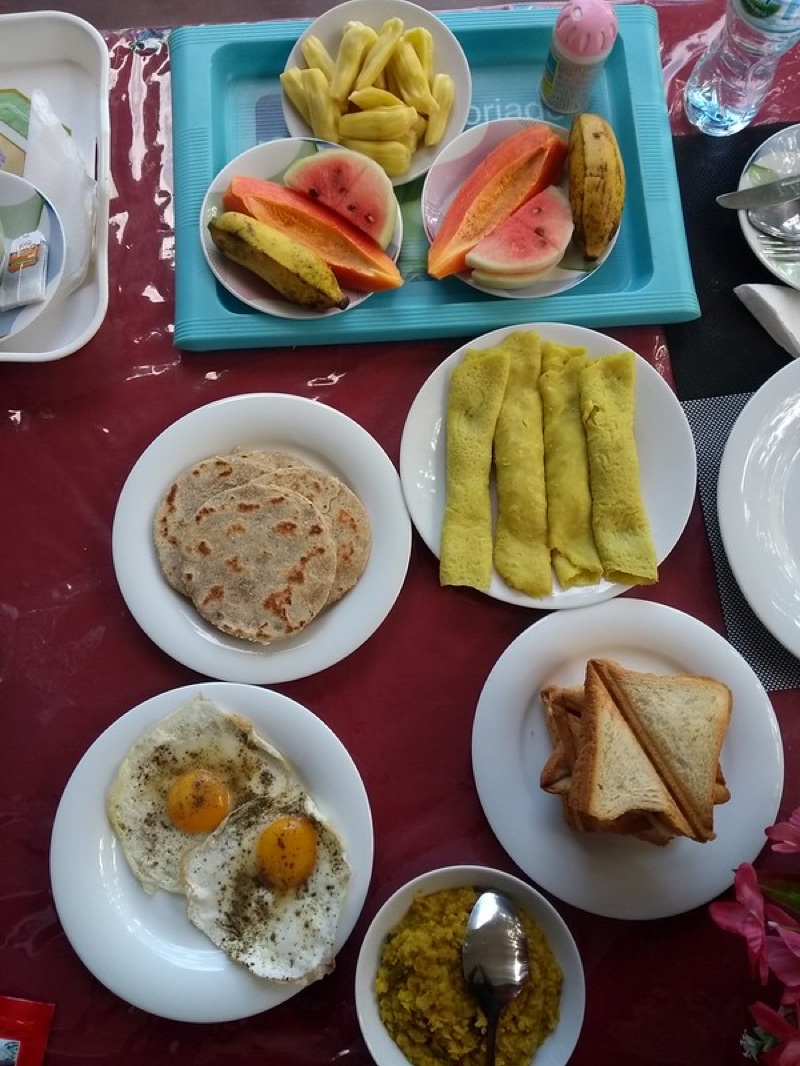 Traditional Sri Lankan Rice and Curry